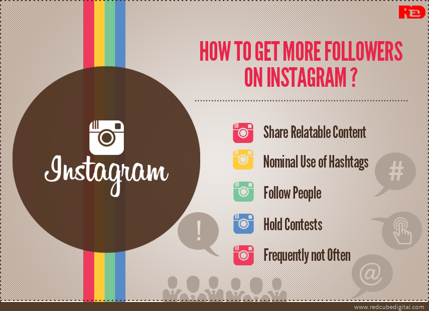 5 Tips on How to Get more Followers on Instagram: RedCube Digital Media